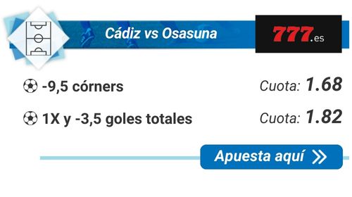 Cádiz vs Osasuna