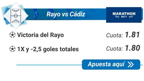 Rayo vs Cádiz