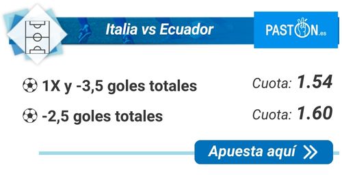 Italia vs Ecuador