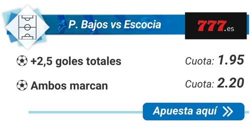 Países Bajos vs Escocia