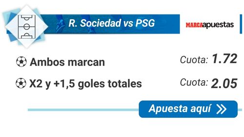 Real Sociedad vs PSG