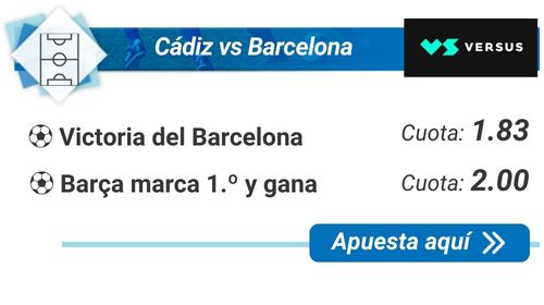 Cádiz vs Barcelona