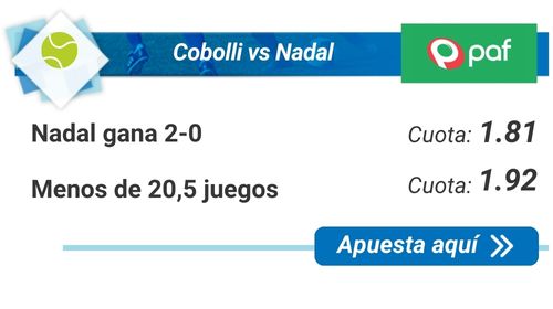 Cobolli vs Nadal