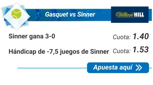 Gasquet vs Sinner