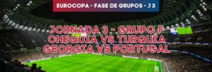 Chequia vs Turquía y Georgia vs Portugal
