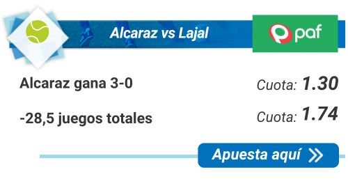 Alcaraz vs Lajal