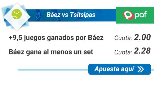Báez vs Tsitsipas