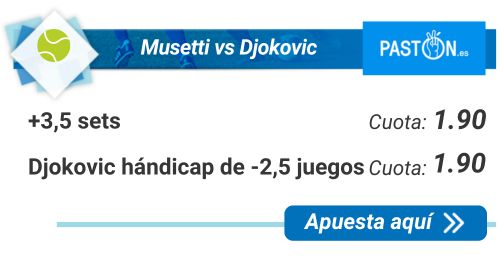 Musetti vs Djokovic