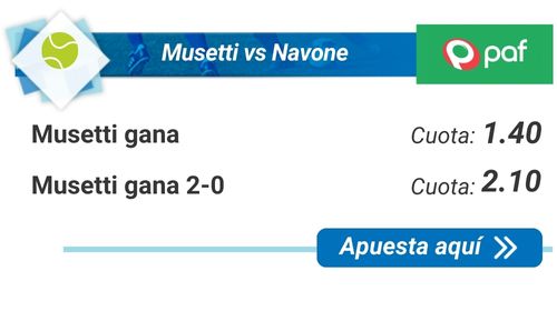 Musetti vs Navone