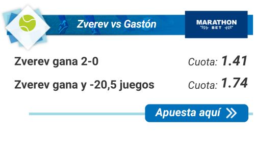 Zverev vs Gastón