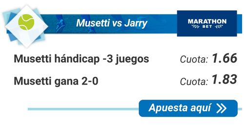 Musetti vs Jarry