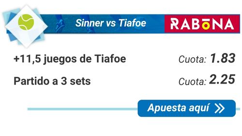 Sinner vs Tiafoe