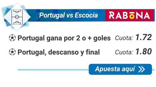 Portugal vs Escocia