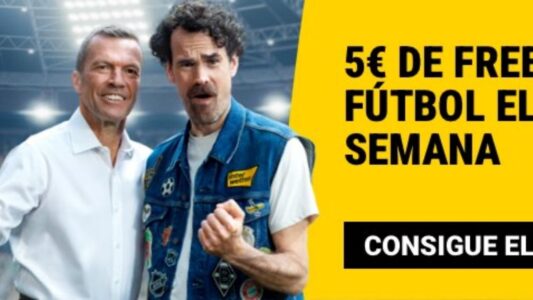 5€ de Freebet de fútbol el fin de semana