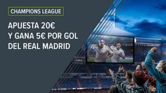 Gana 5€ por cada gol del Real Madrid