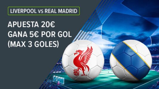 Gana 5€ por Cada Gol del Real Madrid