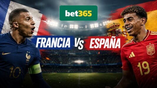 Francia vs España: Información del encuentro con Bet365