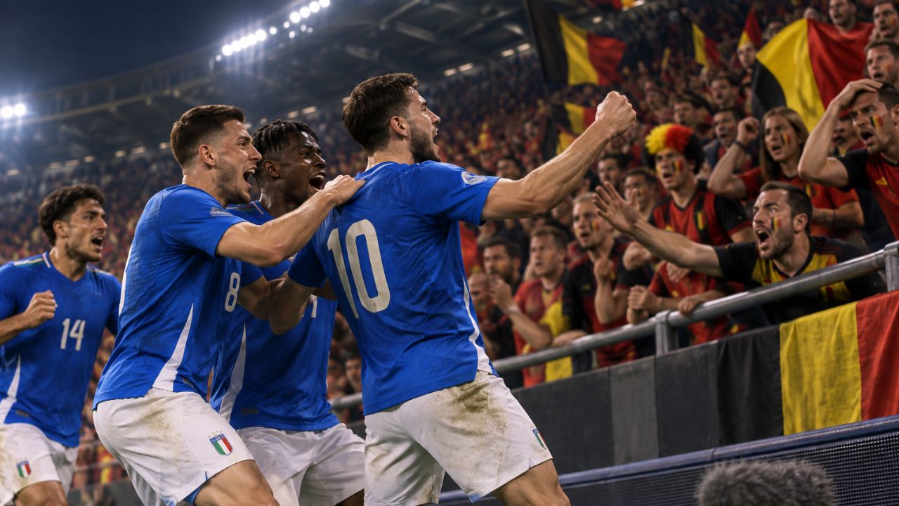 Italia vs Bélgica