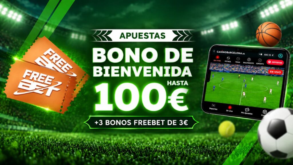 ¡100€ de bienvenida para tu deporte favorito!